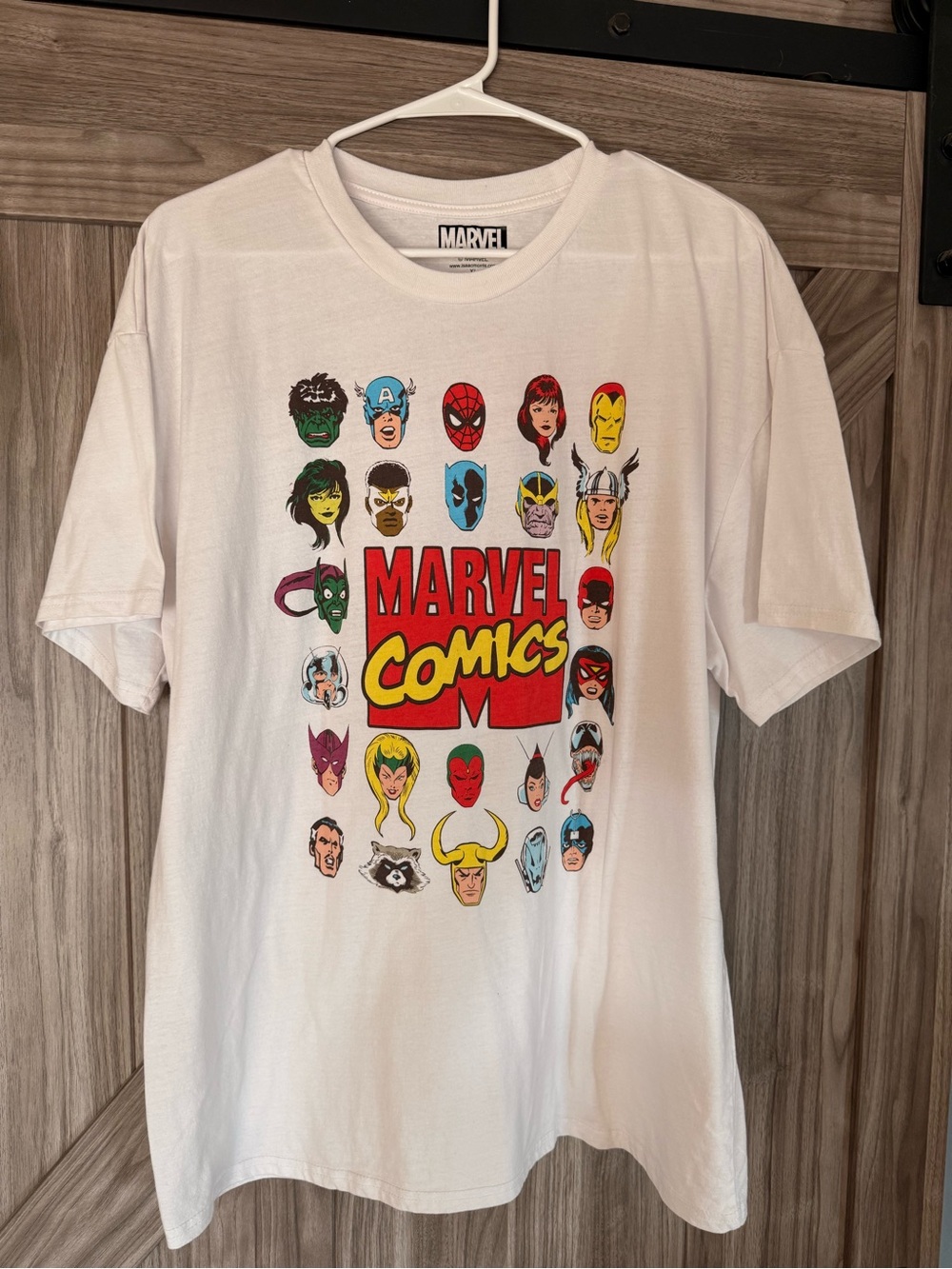 Marvel Comics White Graphic Tee